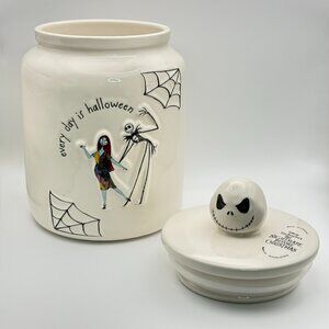 The Nightmare before Christmas Halloween treat jar by Rae Dunn | Halloween jar